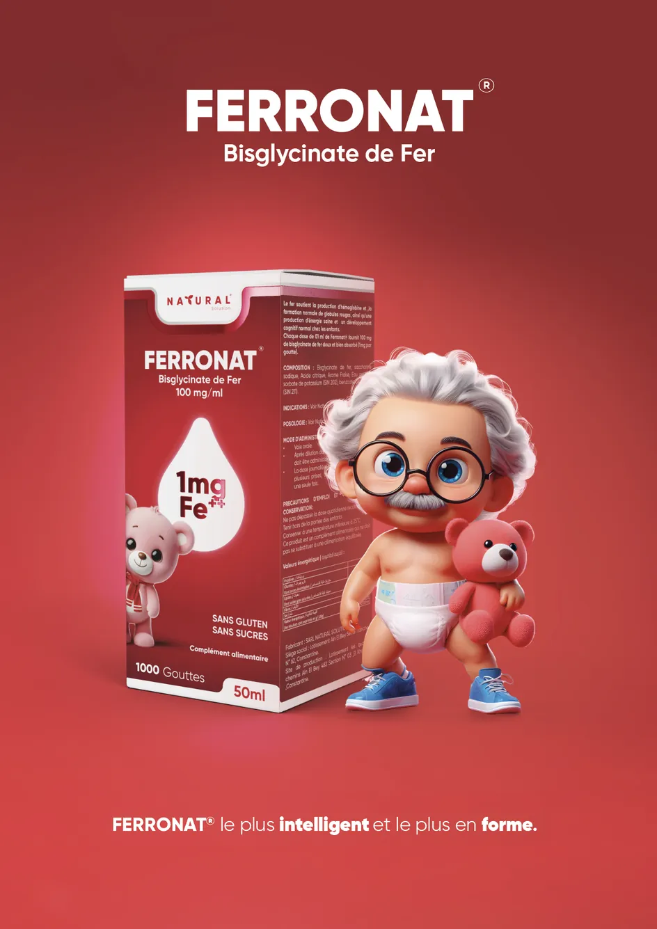 Ferronat — Bisglycinate de fer 100 mg/ml